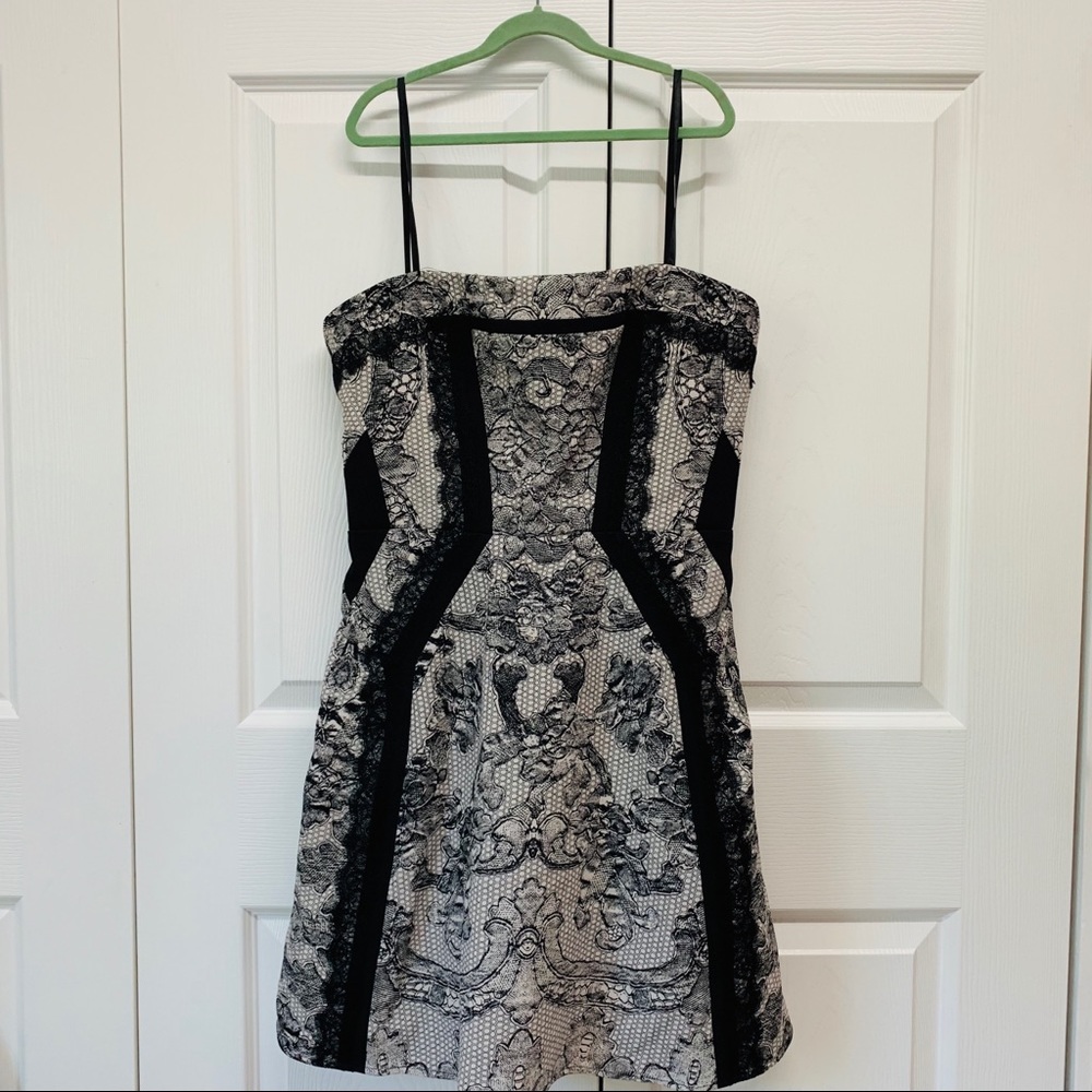 BCBGMAXAZRIA Black Strapless Dress
